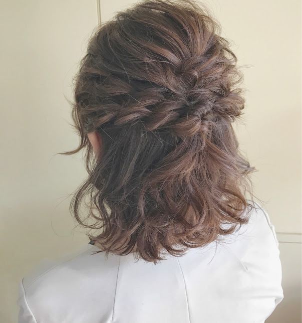 結婚式お呼ばれや二次会に ボブ のヘアアレンジ特集 みんなの