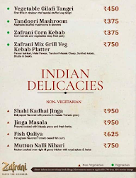 Zafrani Restaurant menu 6