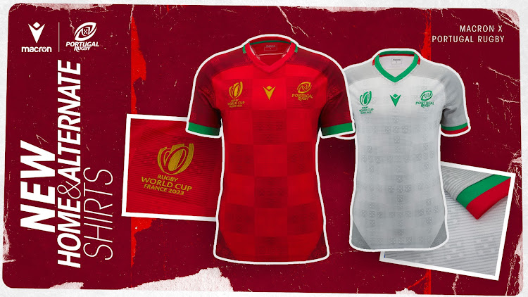 Portugal's main red and alternate jerseys.