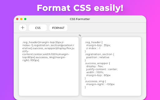 CSS Formatter