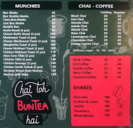 Bun Tea menu 2