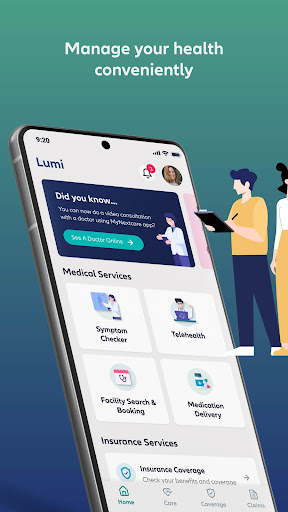 Screenshot Lumi by Nextcare