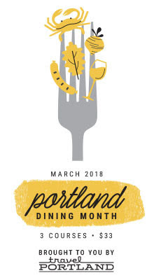 March is Portland Dining Month 2018