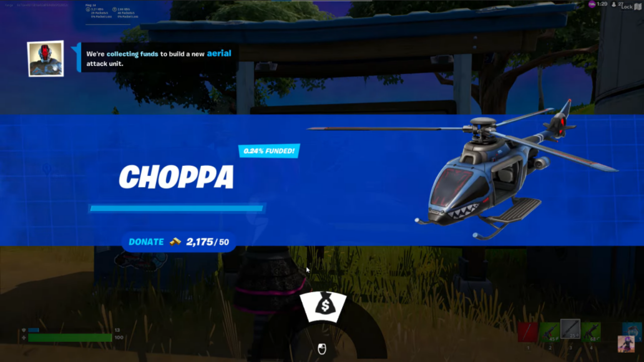 Choppas in Fortnite