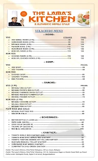 The Lama's Kitchen menu 2