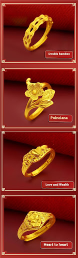 Title 1, Vietnam Placer Gold Ring for Women that Does No...