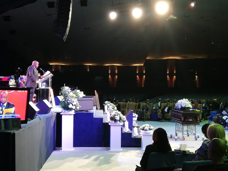 General view at the David Kekana memorial service.