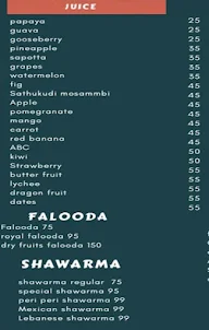 Salman Juice And Snacks menu 1