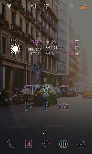 In The City launcher theme