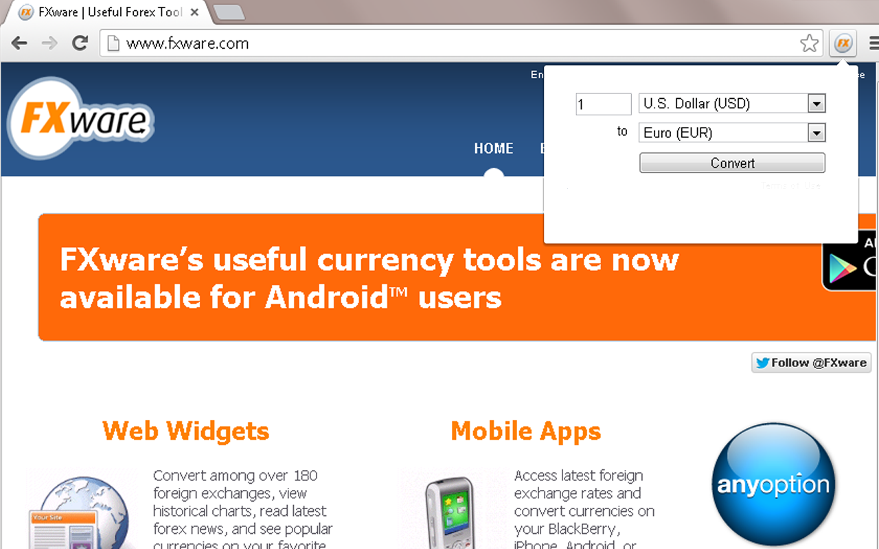 FXware Currency Converter Preview image 3