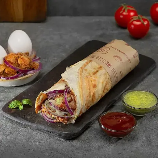 Chicken Dbl Egg Keema Roll