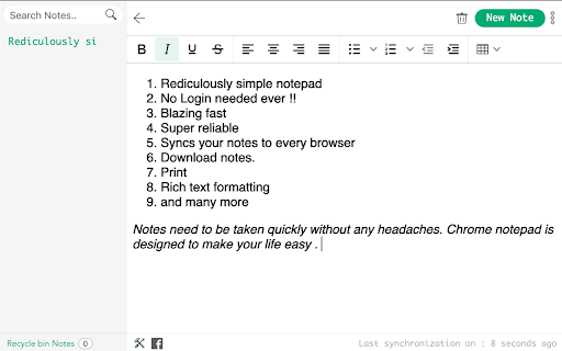 New Rediculously Rediculously simple notepad Blazing Syncs browser Download formatting quickly headaches. Chrome notepad designed 