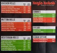 Koyla Kebab menu 3