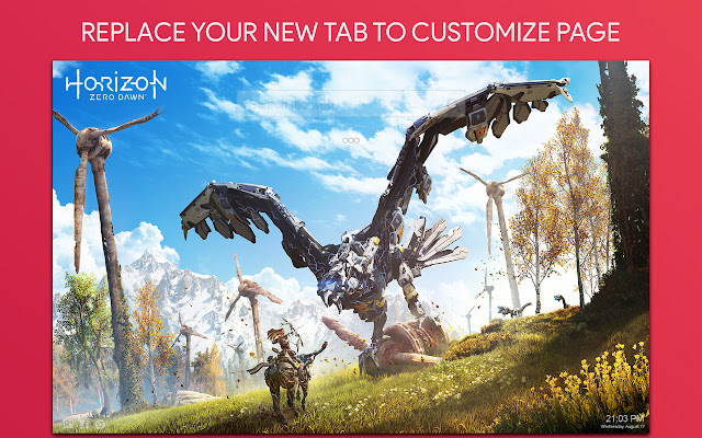 Horizon Zero Dawn Wallpaper HD Custom New Tab