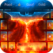 Flame Dark Bats Keyboard Theme 10001002 Icon