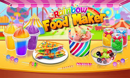 Ice Cream Rolls Maker- Rainbow Sandwich 