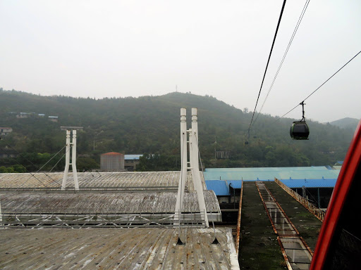 Cable Car Ride to Tianmen Mountain China 2016