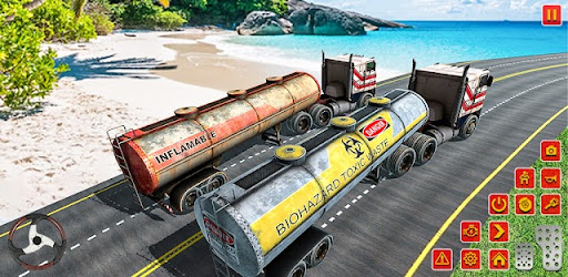 Oil tanker truck games in City