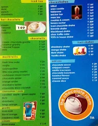 The Chocolate Room menu 2