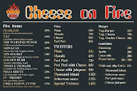 Cheese On Fire menu 1