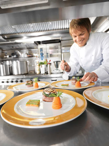 Lindblad-Expeditions-Sea-Cloud-Chef.jpg - Indulge in meals with fresh ingredients prepared by Sea Cloud's master chefs.