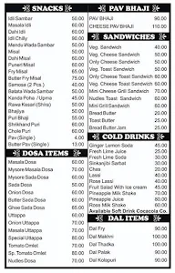 Singh's Restaurant menu 1