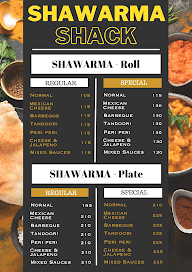 Shawarma Shack menu 2