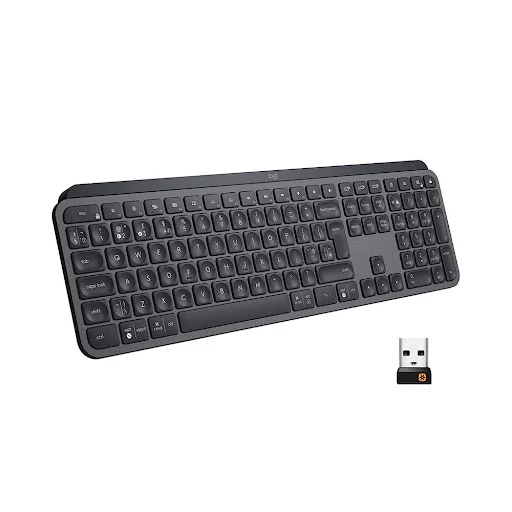 Bàn phím không dây Logitech Bluetooth MX Keys S, màu than chì (920-011563)