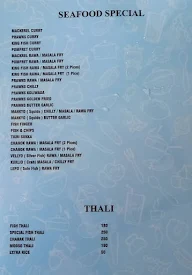 Coastal Kinara Restaurant Bar menu 5