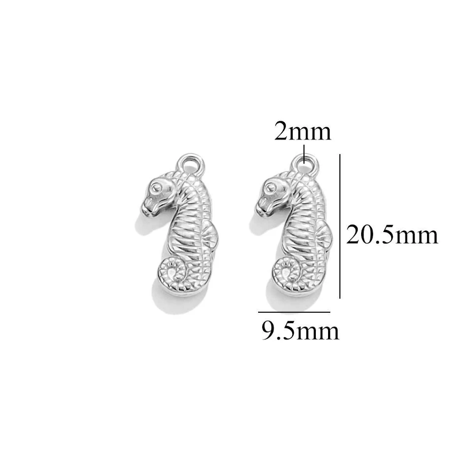 RVS Ocean Series hanger Zeemeermin Schelp Zee XINGX armband ketting hanger – Prachtig maritiem sieraad.