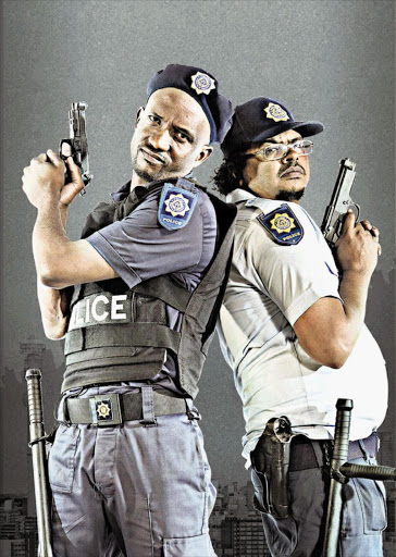 David Kau and Joey Rasdien in 'Blitz Patrollie'