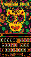 Carnivalskull Keyboard Theme Screenshot