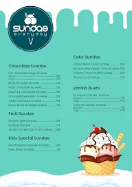 Sundae Everyday Ice Creams menu 1