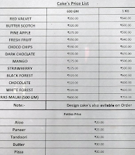 Jay Ambe Foods Snacks And Baker's menu 2