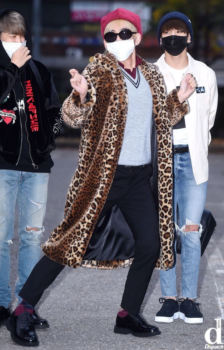 BTS's V Stole The Airport Runway With His Unique Colorful Pants