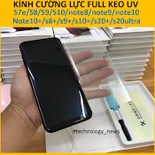 Kính Cường Lực Uv Full Keo Cho Samsung Màn Cong Ss Note8/Note9/Note10/S7E/S8/S9/S10/S20/Note/8/9/10/Plus/Ultra/S8Plus