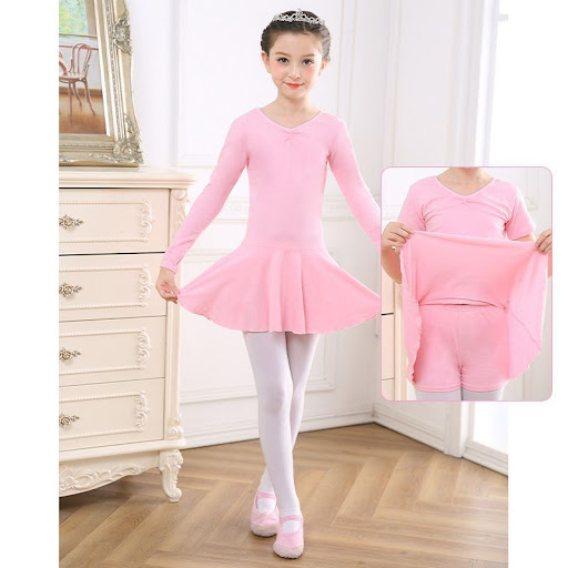 Title 4, Girls Dancing Dress Short Sleeve Exercise Clot...