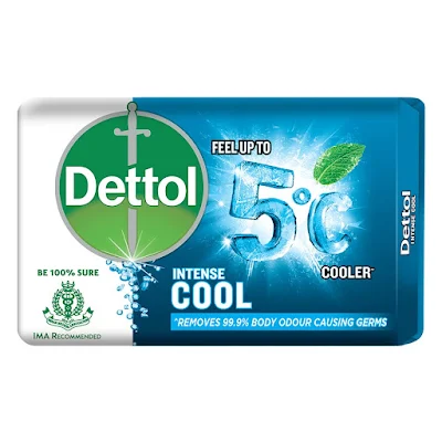 Dettol Bathing Bar Soap - Cool - 6x125 g
