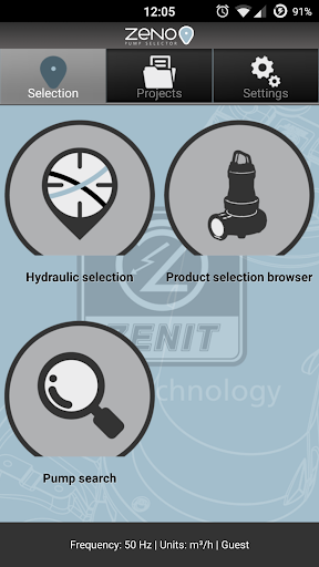 Zeno Pump Selector