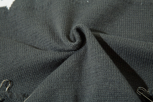 Title 3, Fake Two-piece Color Matching Turtleneck Letter...