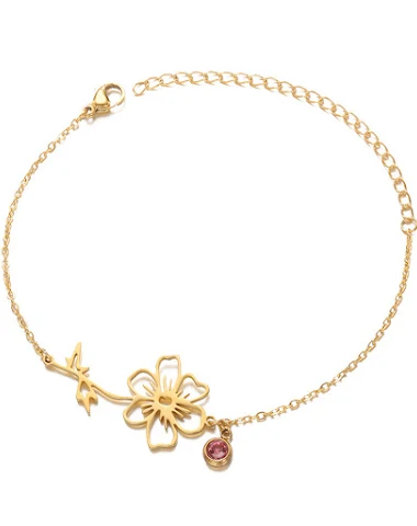 December Bloemenarmband voor Dames, - 3