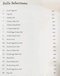 Aah Kolkata menu 1