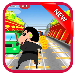 Download Super subway Shin chan run adventure GO For PC Windows and Mac