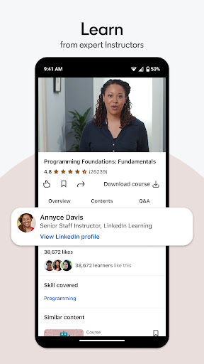 Screenshot LinkedIn Learning