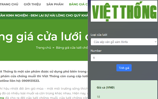 Cửa lưới chống muỗi