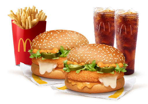 Burger Combo For 2: McCheese Burger Veg