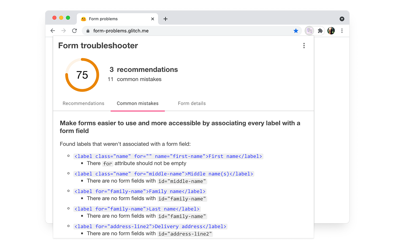 Form Troubleshooter Preview image 4