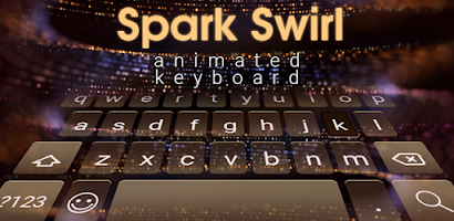 Spark Swirl Animated Keyboard Screenshot