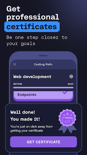 Screenshot Learn Coding/Programming: Mimo