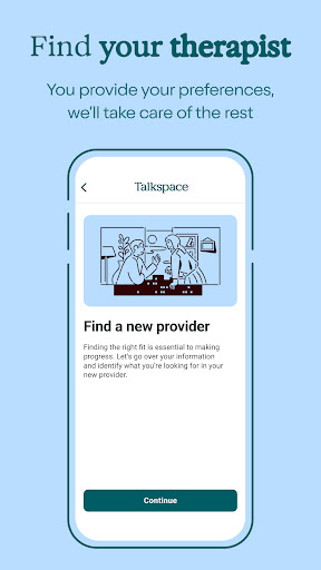 Screenshot Talkspace Therapy & Counseling